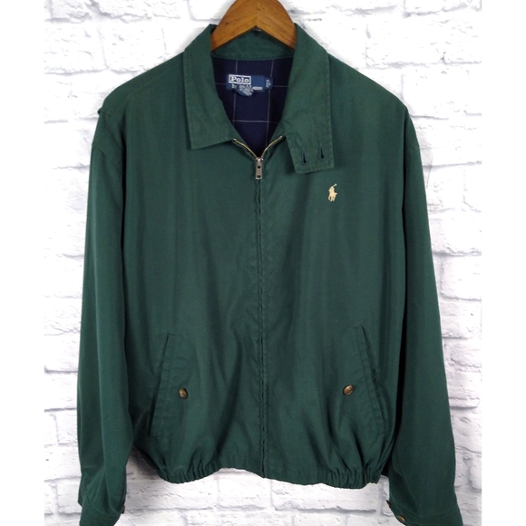Polo Ralph Lauren Other - Vintage Polo Ralph Lauren Green Bomber Jacket L
